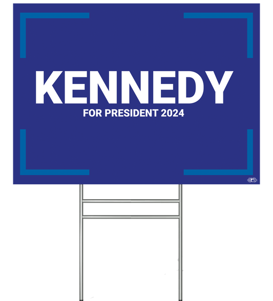 Single Kennedy for President Yard Sign