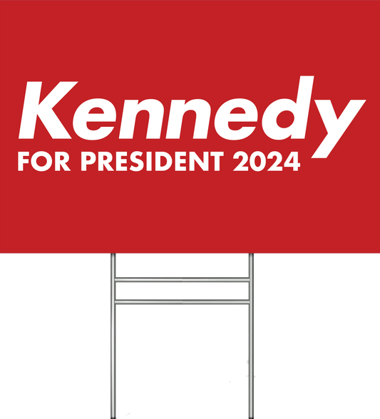 50 Kennedy for President 2024 Yard Sign Bundle